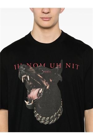 Black cotton T-shirt IH NOM UH NIT | NUS25242009